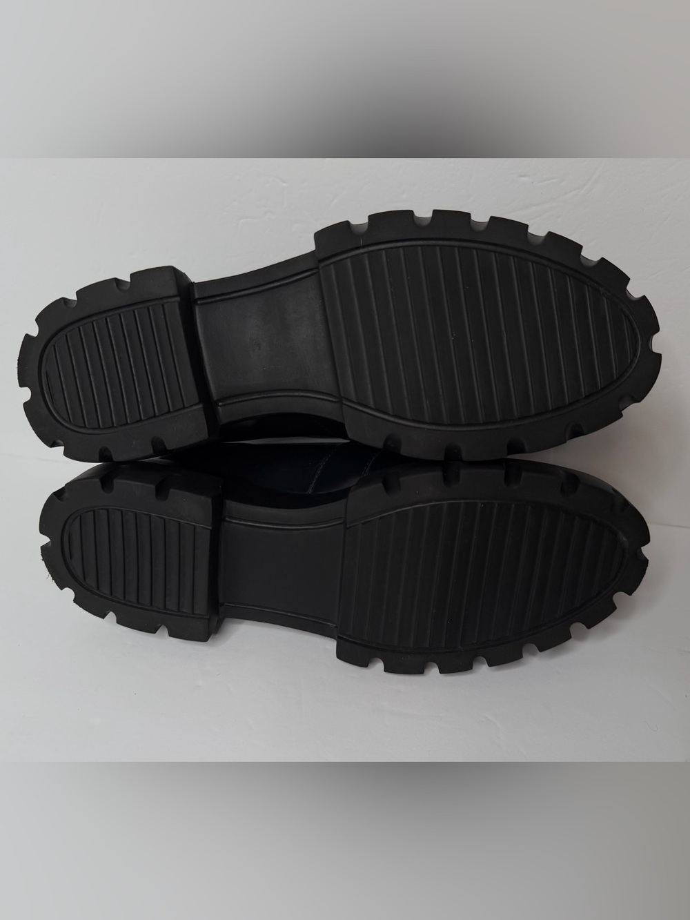 AGL Monique chunky sole leather loafers in black leather Women's EU 39/ 8.5-9 US - Picture 8 of 15